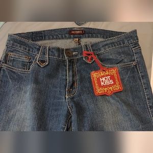 Vintage Hot Kiss denim jeans New with tags size 11/30